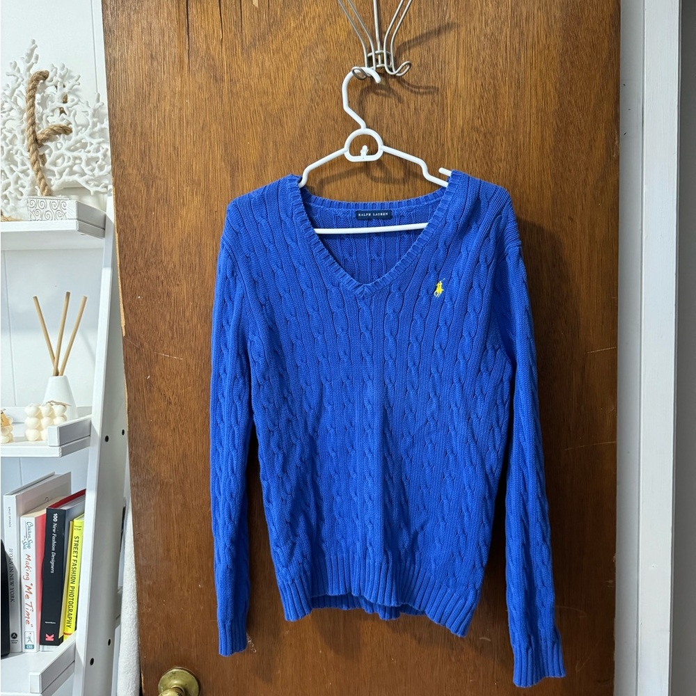 Ralph Lauren Blue Crew Neck Sweater